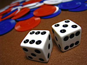 Dice and Poker Chips