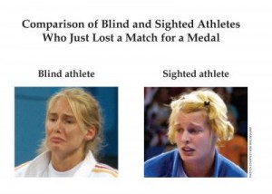 blind sighted athletes emotional expressions innate